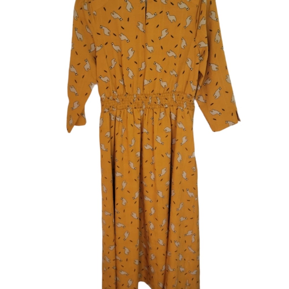 Anthropologie Louche Birte Llama Dress Small - Picture 3 of 5